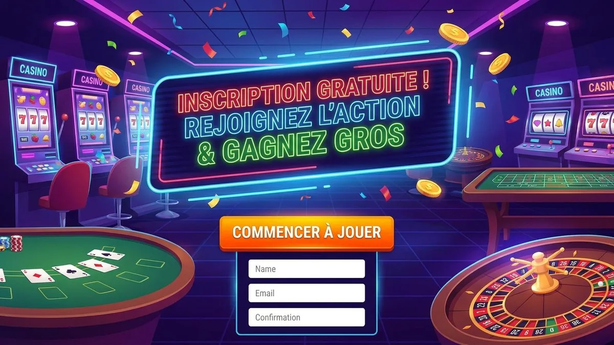 Inscription avec bonus